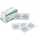 Bông tẩm cồn tiệt trùng hộp 100 miếng