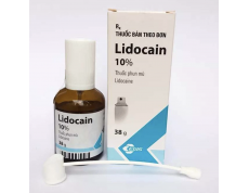 Hộp đựng tê xịt Lidocain 10% 3.8gram