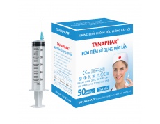 Bơm tiêm sử dụng một lần TANAPHAR 50ml