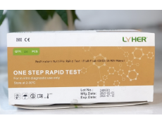 Test cúm Kit test 5in1 Lyher, FluA/FluB/COVID-19/RSV/Adeno Lyher