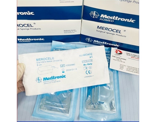 Gạc cầm máu mũi MEROCEL dùng trong thẩm mỹ