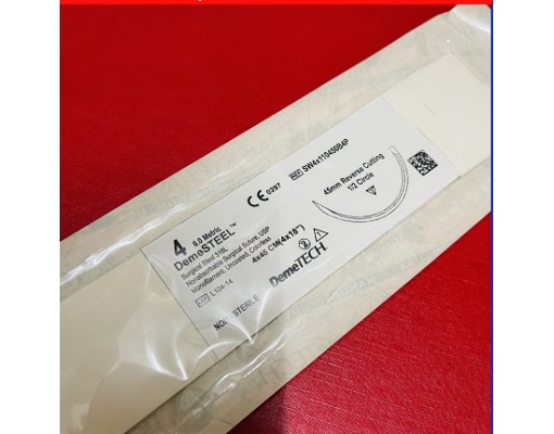 Chỉ thép liền kim DEMESTEEL DEMETECH dùng trong phẫu thuật các số