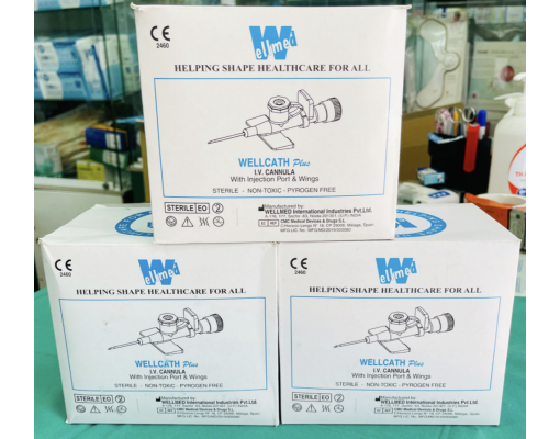 Kim luồn tĩnh mạch WELLMED các số hộp 100 cái