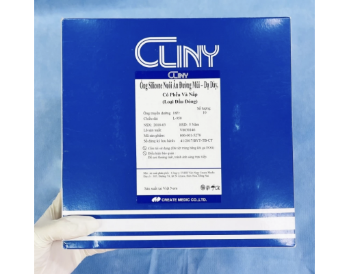 Ống Silicone nuôi ăn đường mũi, dạ dày dùng CLINY cỡ 16Fr và 18Fr