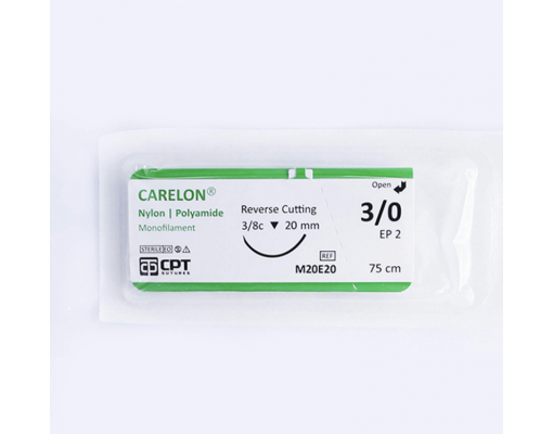Chỉ phẫu thuật CPT CARELON Nylon số 2/0 3/0 4/0 5/0 6/0 7/0