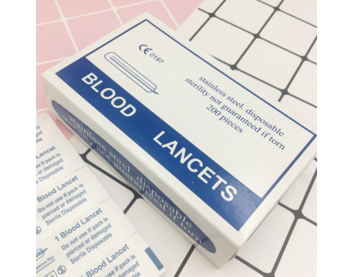 Kim chích lấy máu Blood Lancets hộp 200 kim