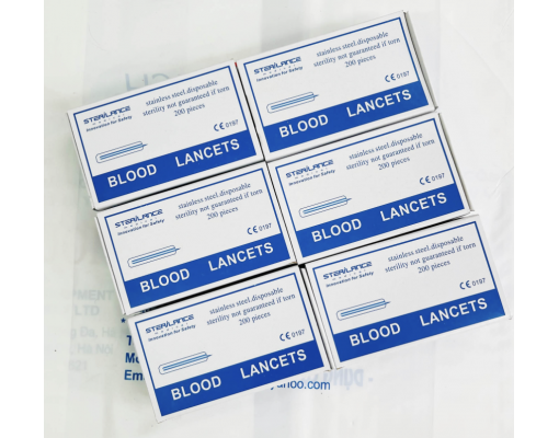 Kim chích lấy máu Blood Lancets hộp 200 kim