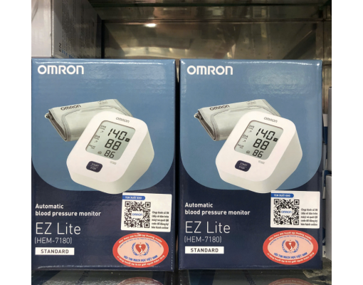 Máy đo huyết áp tự động Omron HEM-7180 nhanh chóng, chính xác