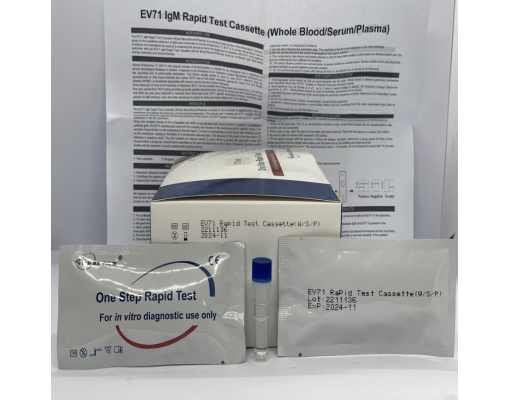 Test nhanh kháng thể IgM EV71 (Tay chân miệng) Helgen, Fastep...