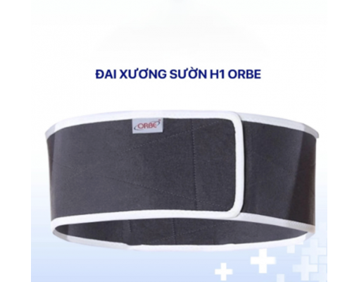 Đai cố định xương sườn H1 giảm khó chịu khi ho, hắt hơi và hậu phẫu lồng ngực