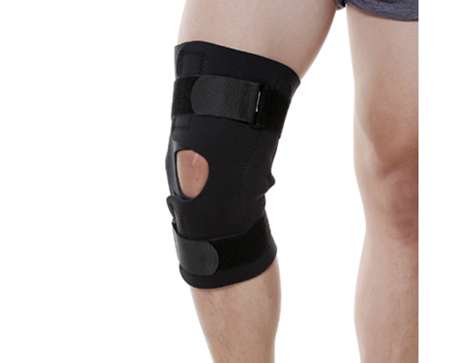 Băng thun gối có nẹp nhôm hỗ trợ Orbe H5 cố định khớp gối