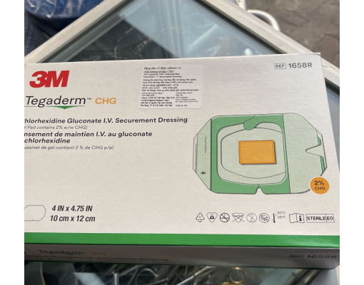Miếng dán trong suốt, băng cố định Tegaderm có gel 1658R