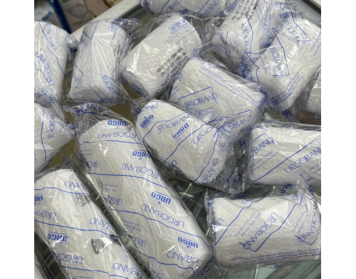 Băng thun cuộn Urgoband cố định vết thương và quấn giữ nẹp, băng gạc