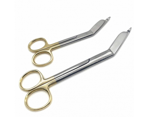 Kéo cắt băng Lister Tape Scissors chuôi vàng