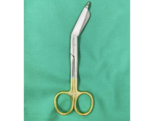 Kéo cắt băng Lister Tape Scissors chuôi vàng