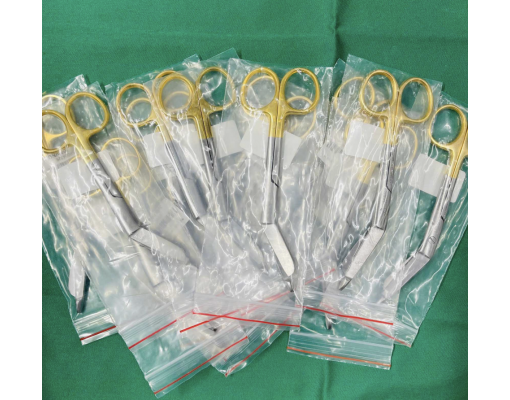 Kéo cắt băng Lister Tape Scissors chuôi vàng