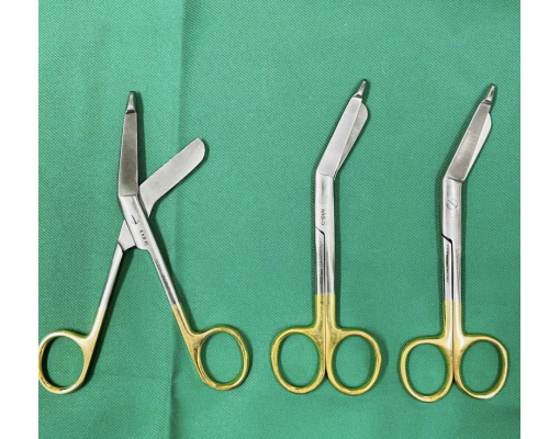 Kéo cắt băng Lister Tape Scissors chuôi vàng