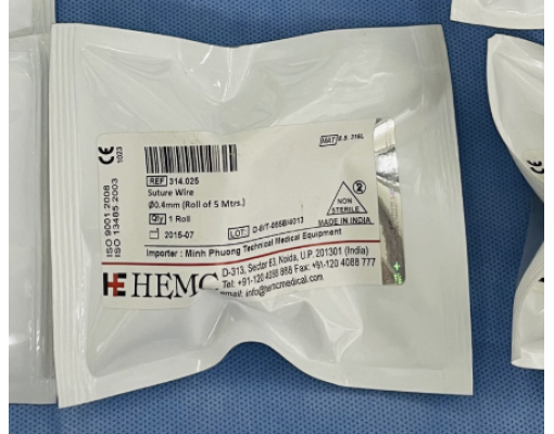 Chỉ thép cuộn y tế HEMC