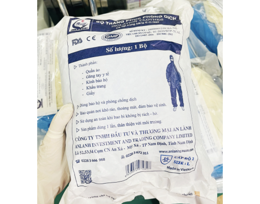 Bộ bảo hộ phòng dịch AN LÀNH cấp độ 2