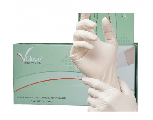 Găng tay y tế VGLOVE không bột size S, M, L