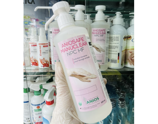 Dung dịch vệ sinh tay thường quy ANIOS trong bệnh viện chai 500ml