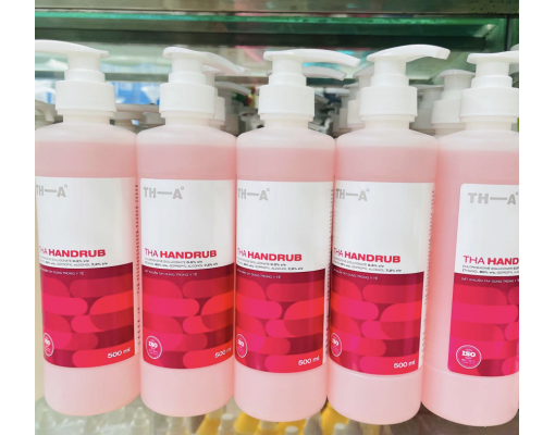 Dung dịch rửa tay sát khuẩn nhanh THA chai 500ml, 1L, 5L