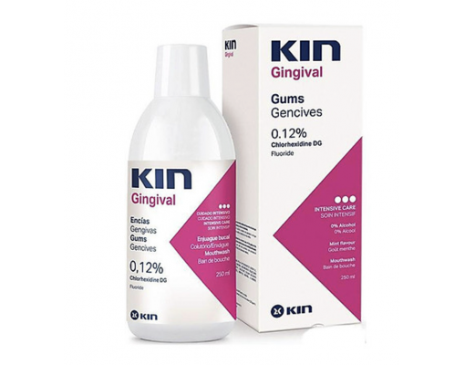 Nước súc miệng KIN GINGIVAL sát khuẩn, trị hôi miệng, ngăn ngừa viêm 250ml