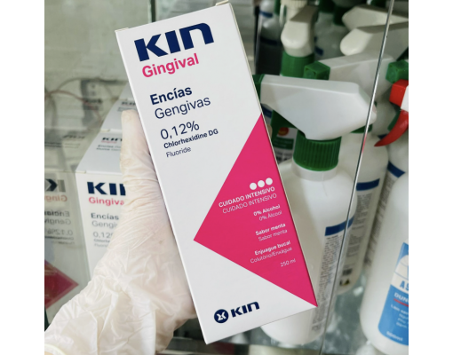Nước súc miệng KIN GINGIVAL sát khuẩn, trị hôi miệng, ngăn ngừa viêm 250ml