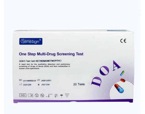 Kit Test Ma Túy 4 Chất Genesign - Que Test Nhanh THC MET AMP MOP Chính Hãng