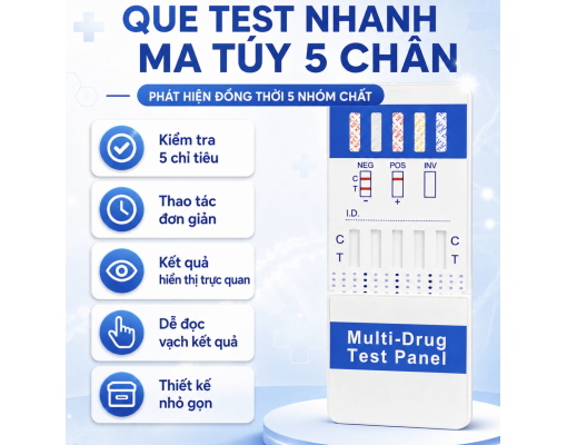 Test Ma Túy 5 Chân Genesign Chính Hãng 