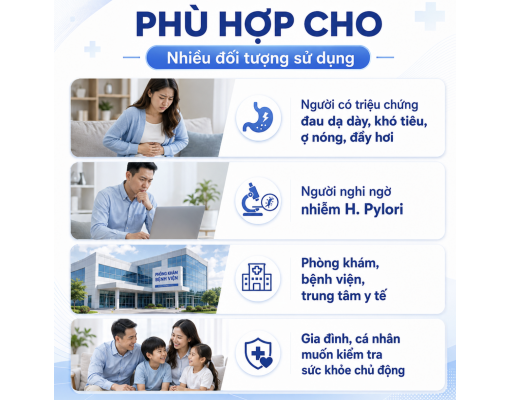 Test Nhanh Kháng Nguyên H. Pylori Genesign Chính Hãng Chính Xác Có Kết Quả Nhanh