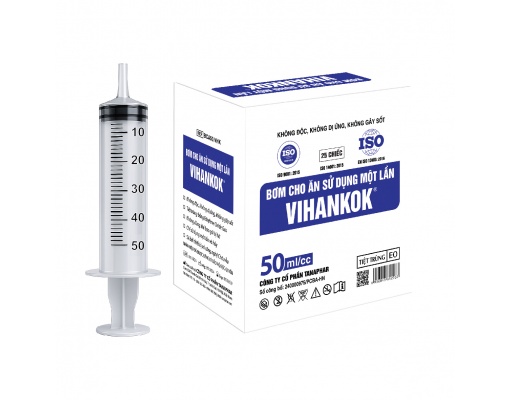 Bơm cho ăn sử dụng một lần VIHANKOK ( TANAPHAR) 50ML