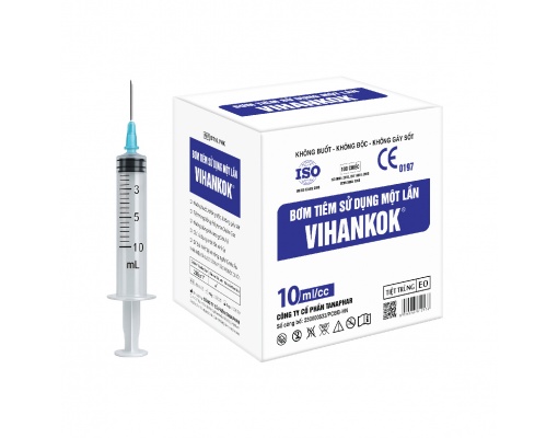 Bơm t iêmsử dụng một lần VIHANKOK ( TANAPHAR) 10ml (23G, 25G)