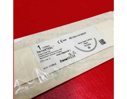 Chỉ thép liền kim DEMESTEEL DEMETECH dùng trong phẫu thuật các số