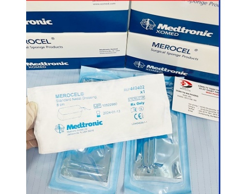 Gạc cầm máu mũi MEROCEL dùng trong thẩm mỹ
