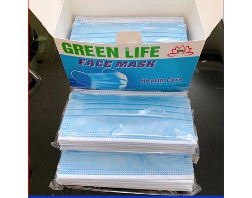 Khẩu trang y tế 4 lớp kháng khuẩn GREENLIFE