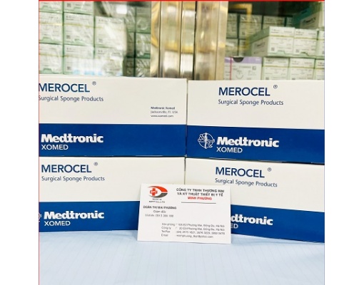 Gạc cầm máu mũi MEROCEL dùng trong thẩm mỹ