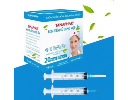 Bơm tiêm sử dụng một lần TANAPHAR 3ML (23G, 25G)