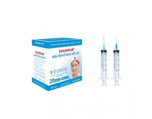 Bơm tiêm sử dụng một lần TANAPHAR 20ml (23G, 25G)