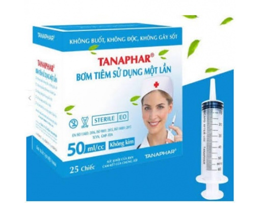 Bơm tiêm sử dụng một lần TANAPHAR 50ml