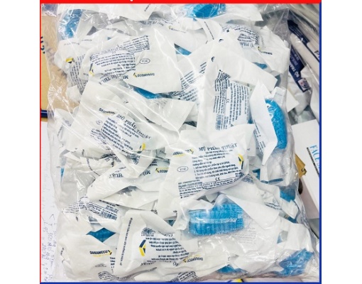 Mũ trùm đầu y tế vô trùng từng chiếc bịch 100 chiếc DANAMECO