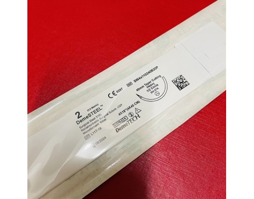 Chỉ thép liền kim DEMESTEEL DEMETECH dùng trong phẫu thuật các số