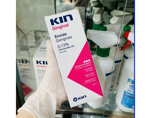 Nước súc miệng KIN GINGIVAL sát khuẩn, trị hôi miệng, ngăn ngừa viêm 250ml