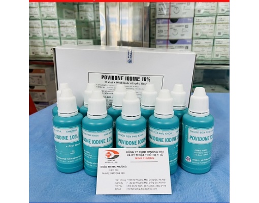 Dung dịch vệ sinh Povidone Iodine 10% chai 90ml