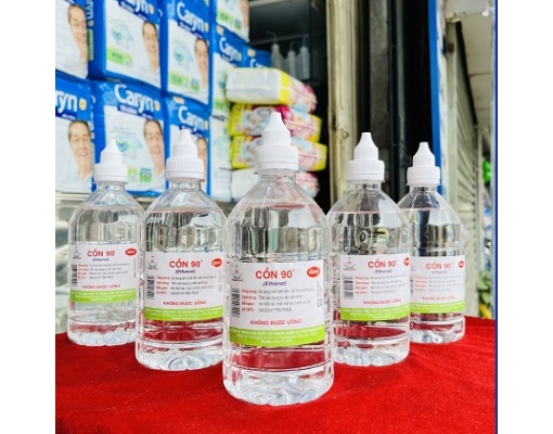 Cồn y tế sát trùng, sát khuẩn 70-90 độ chai 500ml