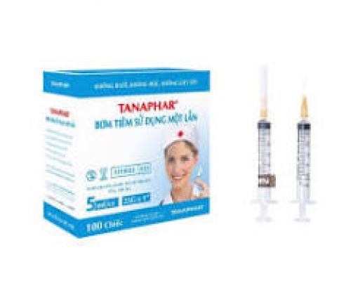 Bơm tiêm sử dụng một lần TANAPHAR 5ml(23G, 25G)
