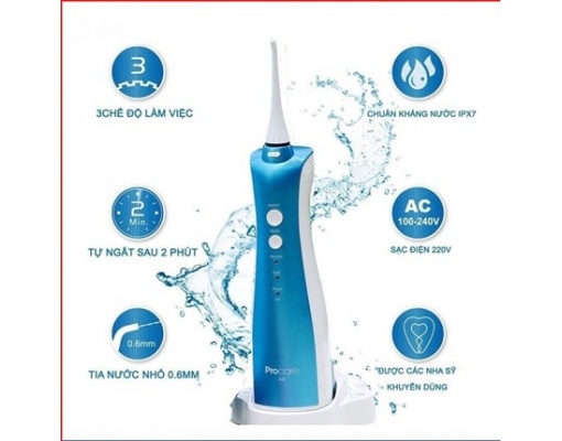 Máy tăm nước cầm tay cao cấp Procare A6