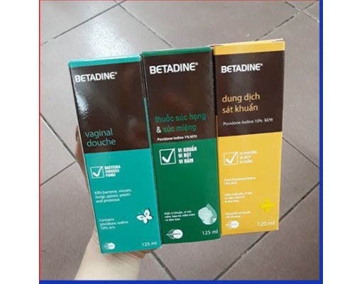 Dung dịch sát khuẩn Betadine 10% 125ml