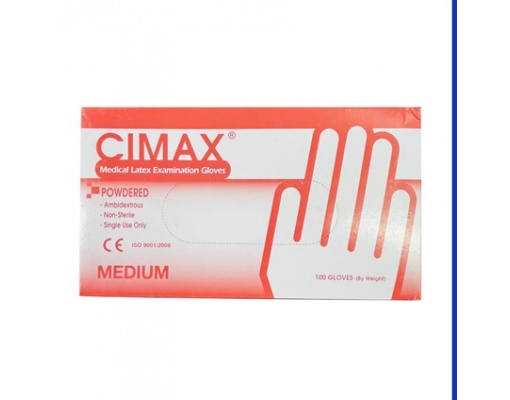 [CHÍNH HÃNG] Găng tay y tế CIMAX Malaysia có bột size S, M