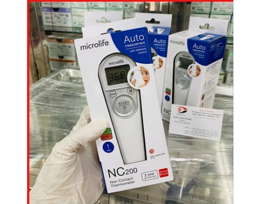 [CHÍNH HÃNG] Nhiệt kế điện tử đo nhiệt độ trán Microlife NC200